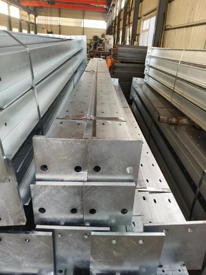 Thép ngoài trời nhựa H Beam Support Wall OEM