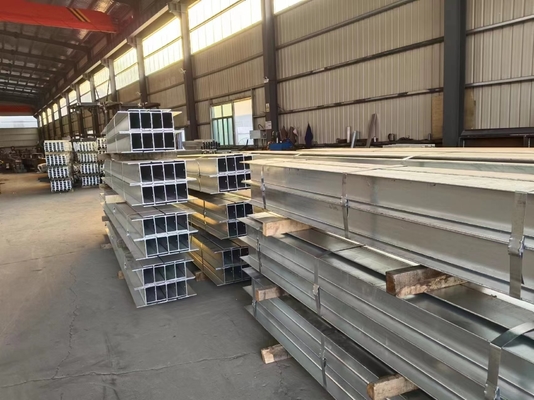 Q235B S355JR kim loại thép kẽm H Beam Post Hot Dip