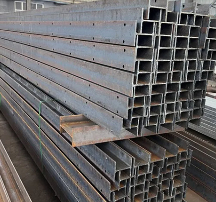 Tự chỉnh Hot Dip thép galvanized H Beam Supporting Walls cho sân bay hàng rào cột