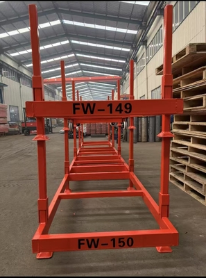 Tăng tối đa dung lượng lưu trữ với hệ thống kệ pallet sâu kép bằng thép xanh / cam / đỏ / xám