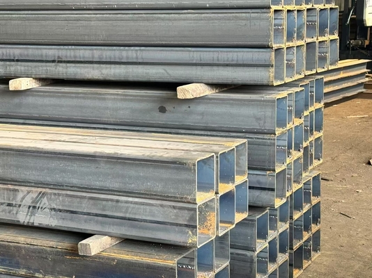 Ống thép hình chữ nhật galvanized chống ăn mòn ống rỗng hình chữ nhật cho xây dựng