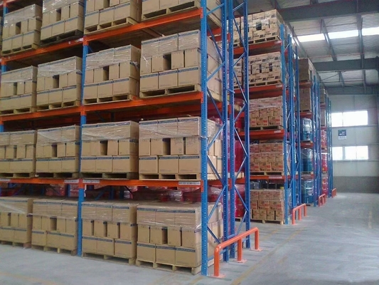 Bảo vệ ăn mòn Hệ thống giá đỡ pallet sâu kép cho các giải pháp lưu trữ hạng nặng