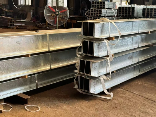 Thép galvanized H Beam Hot Dip Anti Rust Structural Steel cho các dự án xây dựng